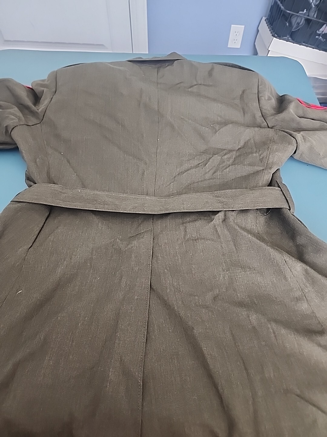 Military COAT, GABARDINE, MC SHADE 2212 Poly Wool Regular Small