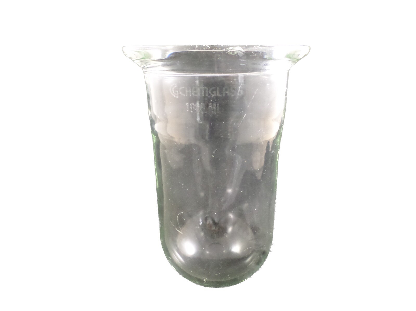 CHEMGLASS 1000mL Cylindrical Reaction Vessel 100mm Schott O-Ring Flange CG192002
