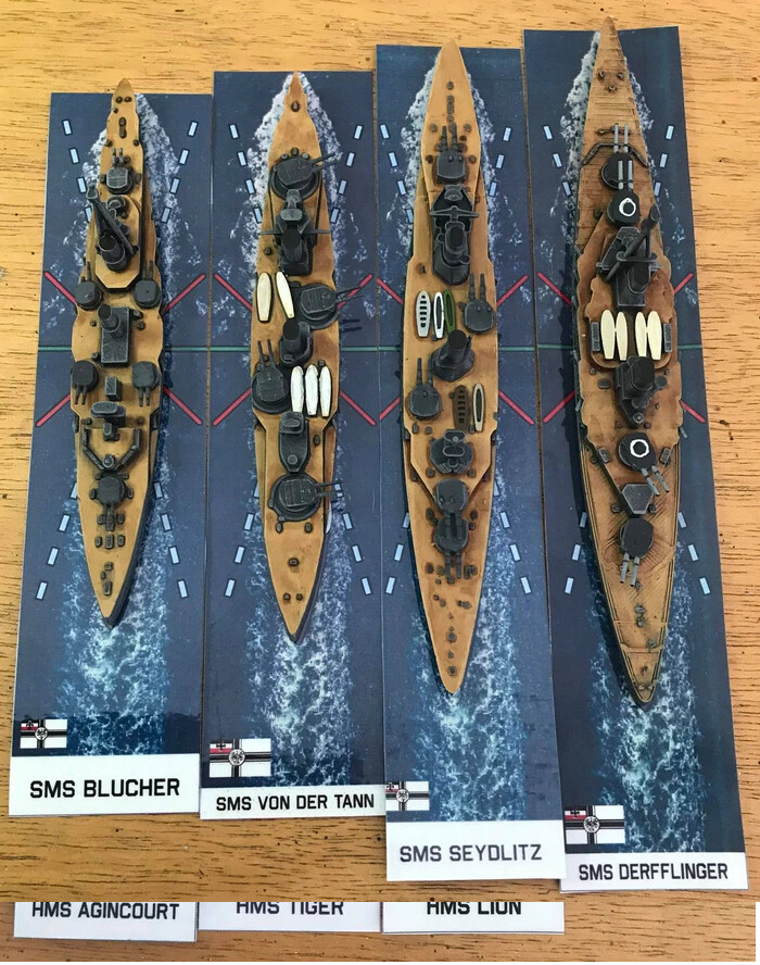 Great War Naval Miniatures Custom Orders 1:2400 Ships, Dreadnoughts, Battleships