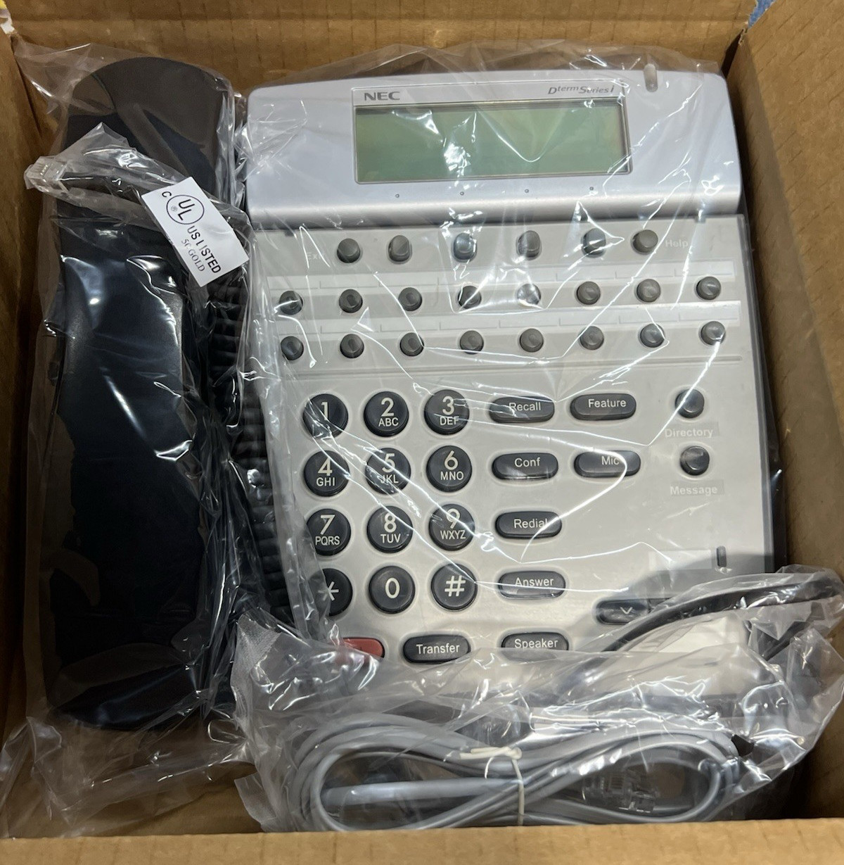 NEC 780048 DTR-16D-2 Dterm Series I Digital Display Phone (Black) - Refurbished