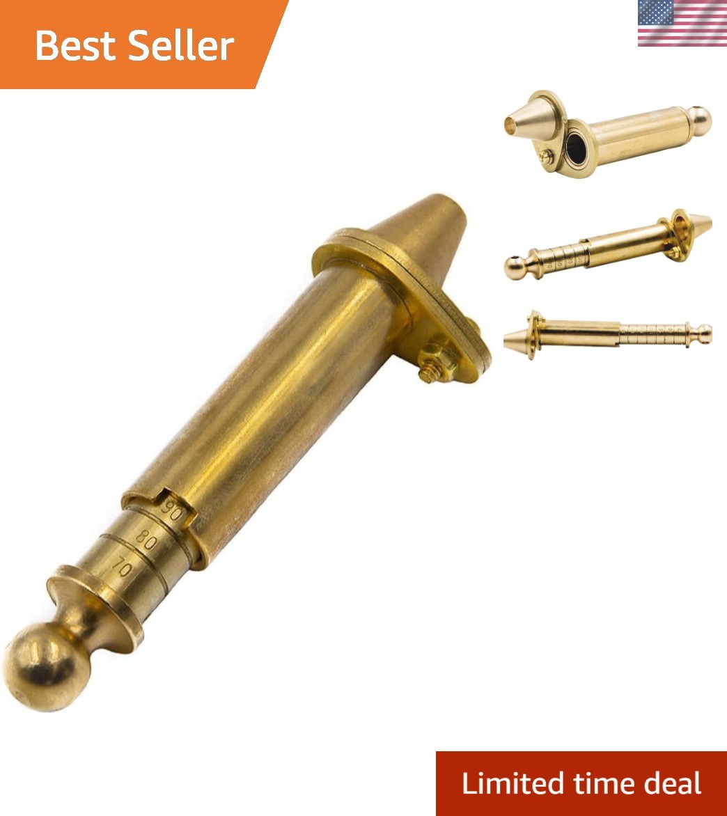 Durable Adjustable Brass Powder Measure - Accurate Loads up to 130 Grains