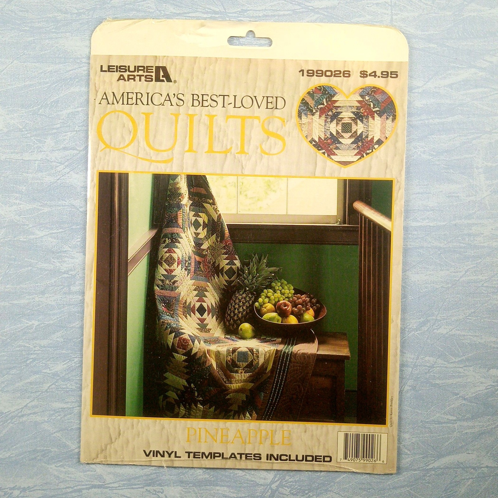 Leisure Arts Americas Best-Loved Quilts Pattern/Template 199026 Pineapple