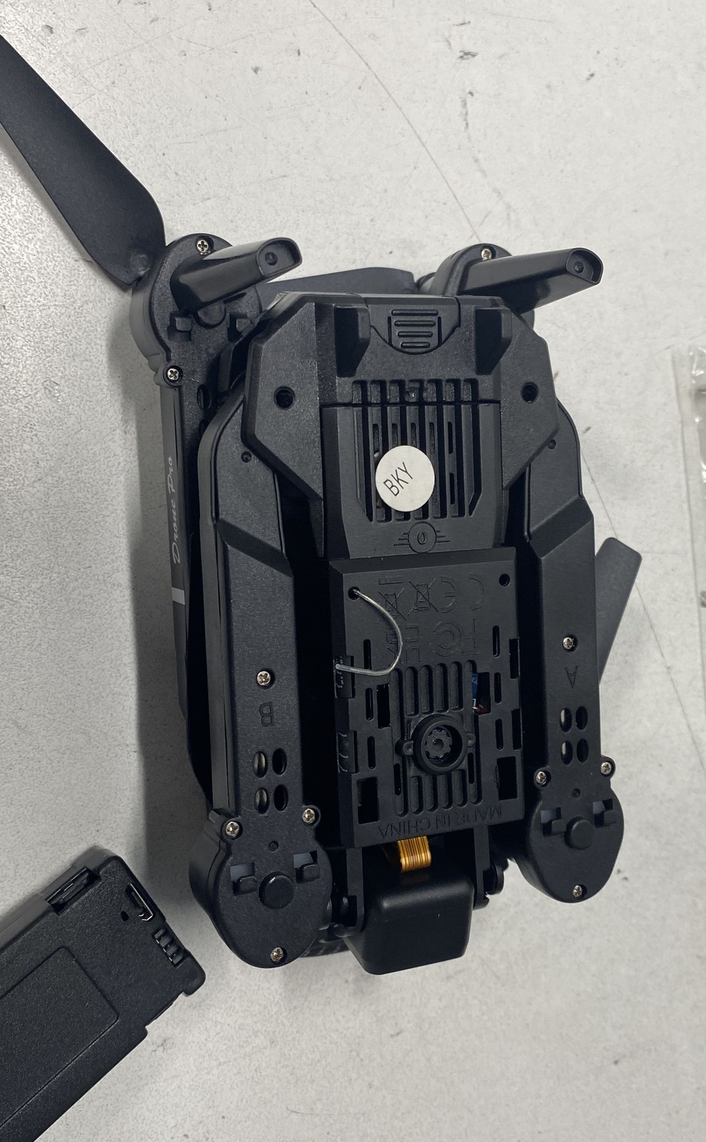 Drone Pro Folding Quadcopter Drone with Remote 2 Batteries and Case Tested