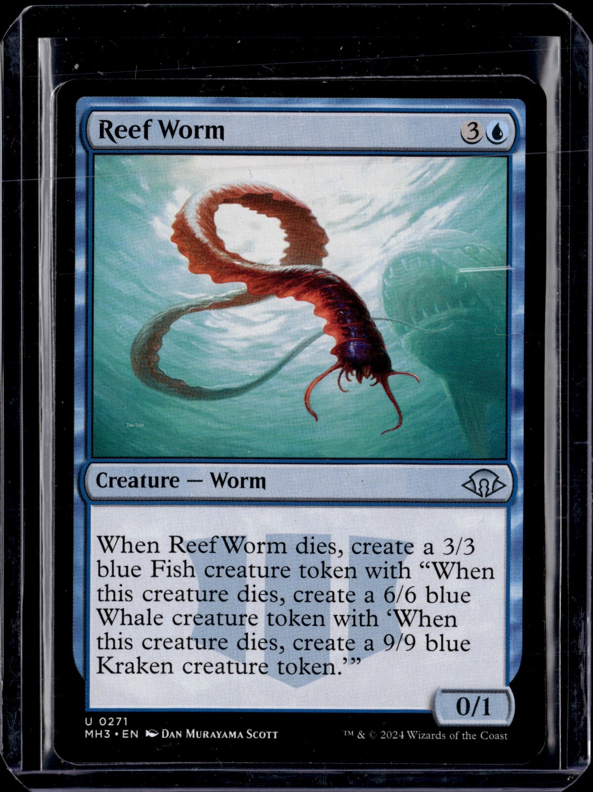 Reef Worm - 271 - MH3 - NM - MTG Magic the Gathering