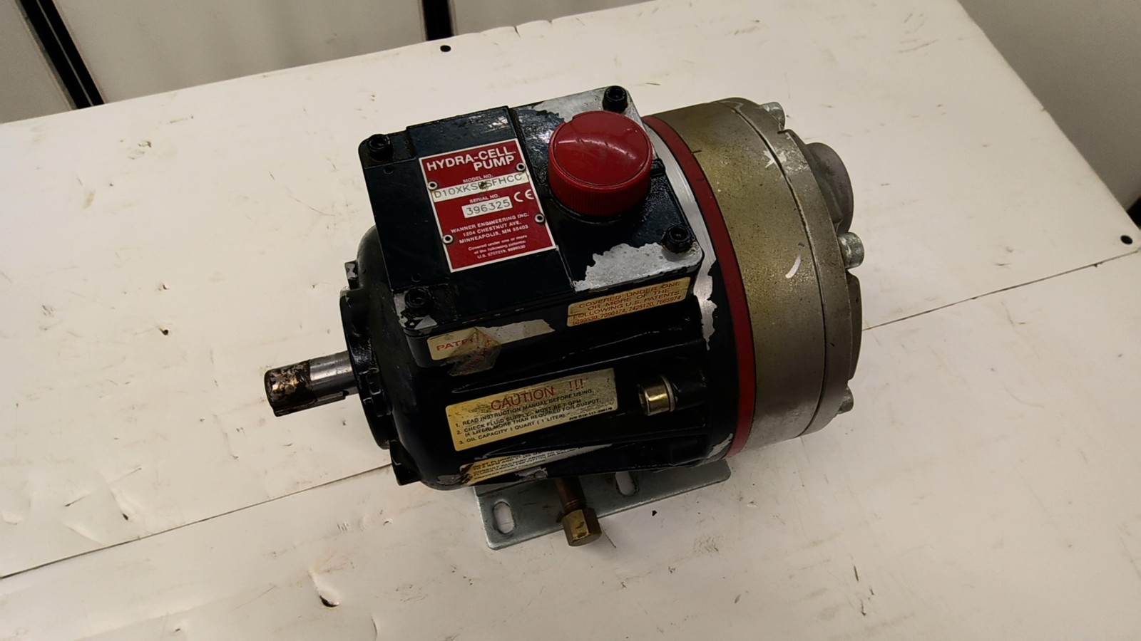 Wanner D10XKSESFHCC Hydra Cell Stainless Steel Pump 7.8Gpm 1500Psi