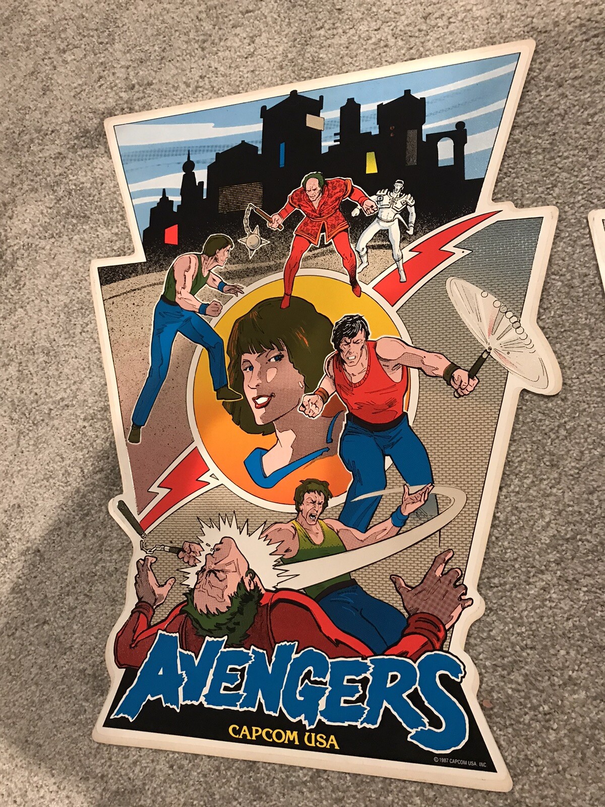 Avengers By Capcom Side Art NOS Never Used