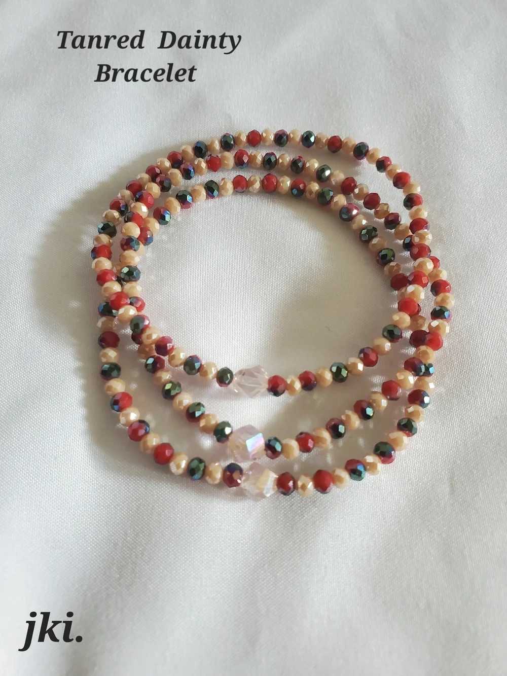 Tanred Dainty Beaded Bracelet 3/lot