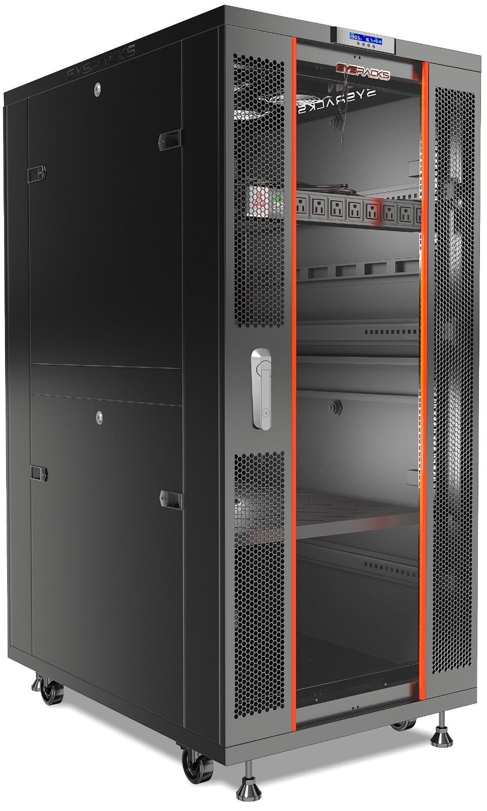 Sysracks 32U 32'' Deep IT Network Data Server Rack Cabinet