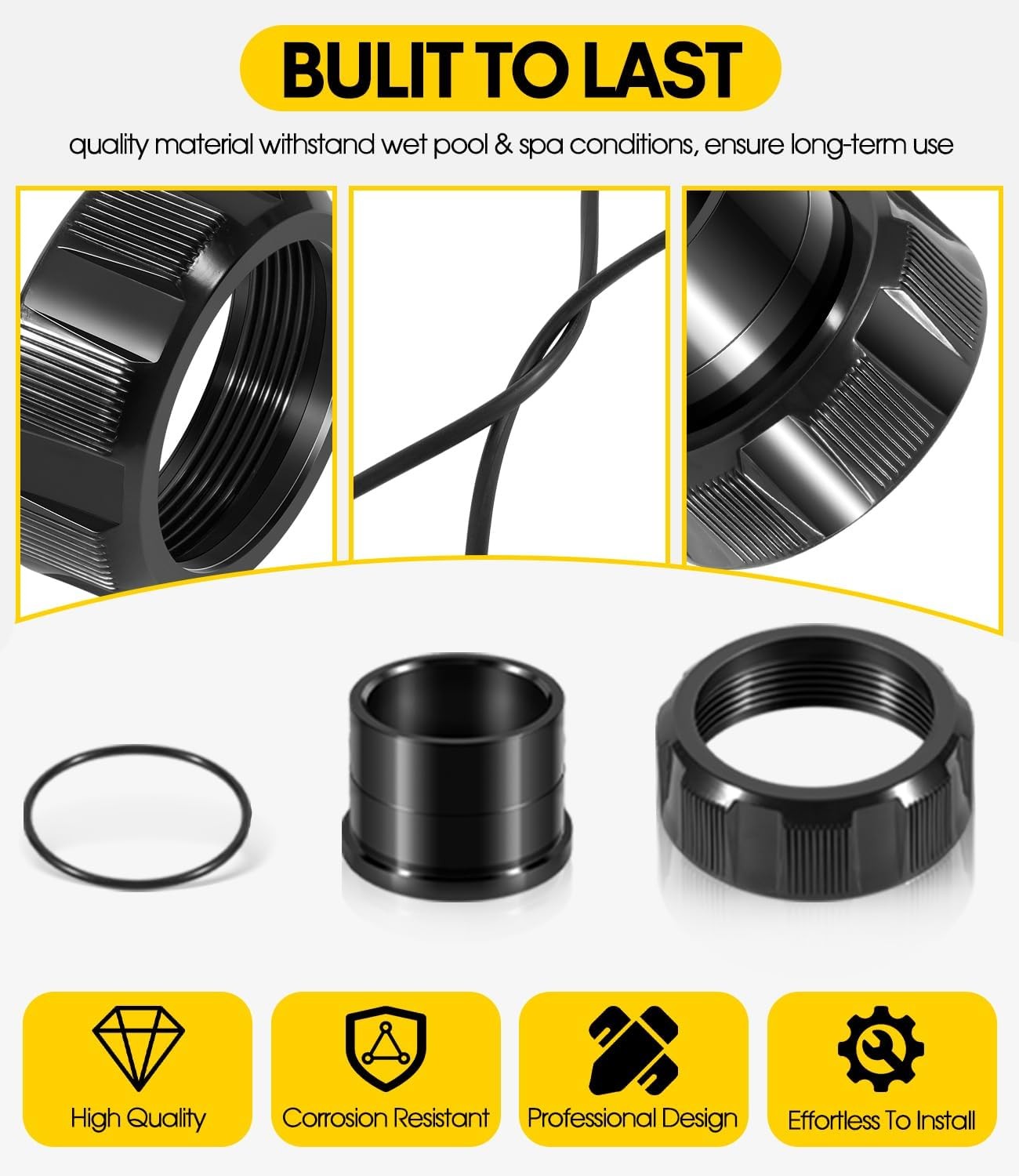 R0522900 Universal Half Union Replacement Kit for Zodiac Jandy CV,CL,CS,DEV. DEL