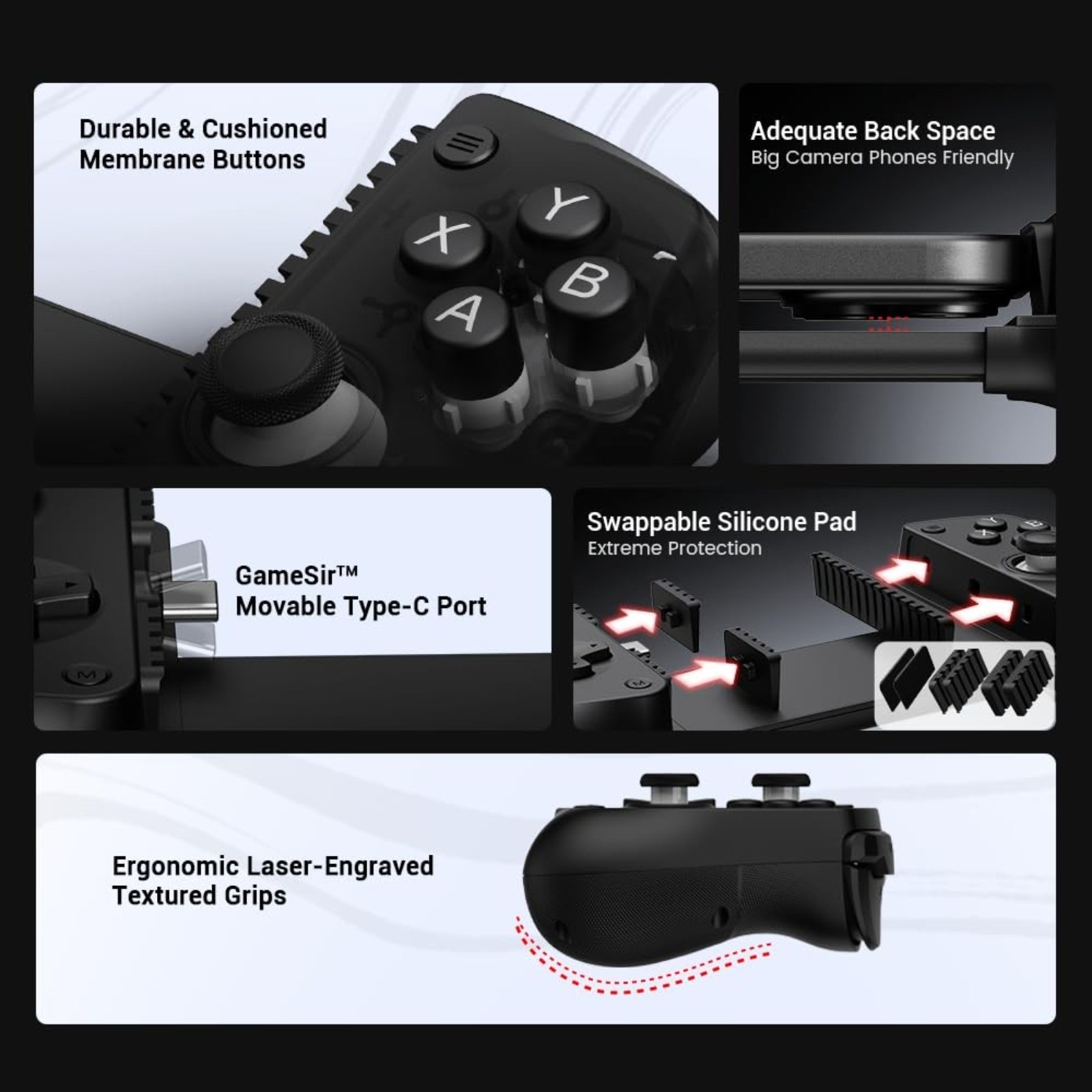 GameSir X5 Lite Phone Controller Mobile Gaming Controller for Android iPhone