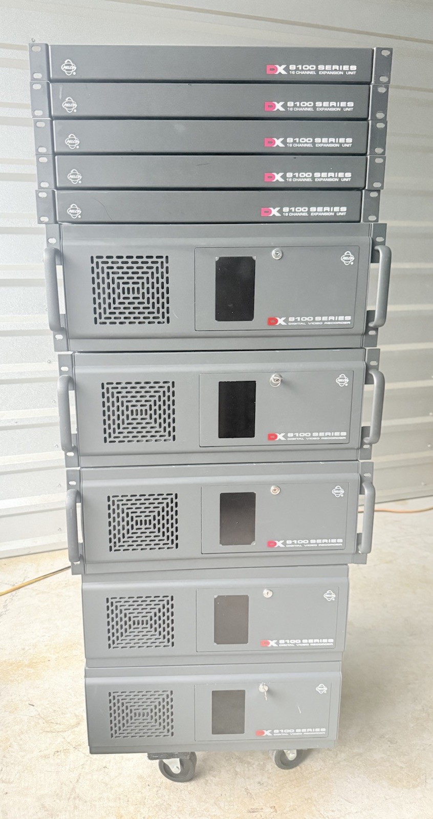 PELCO DX8100 32-Channel DVR’s with The 16-Channel Expansion Unit + RAM Set
