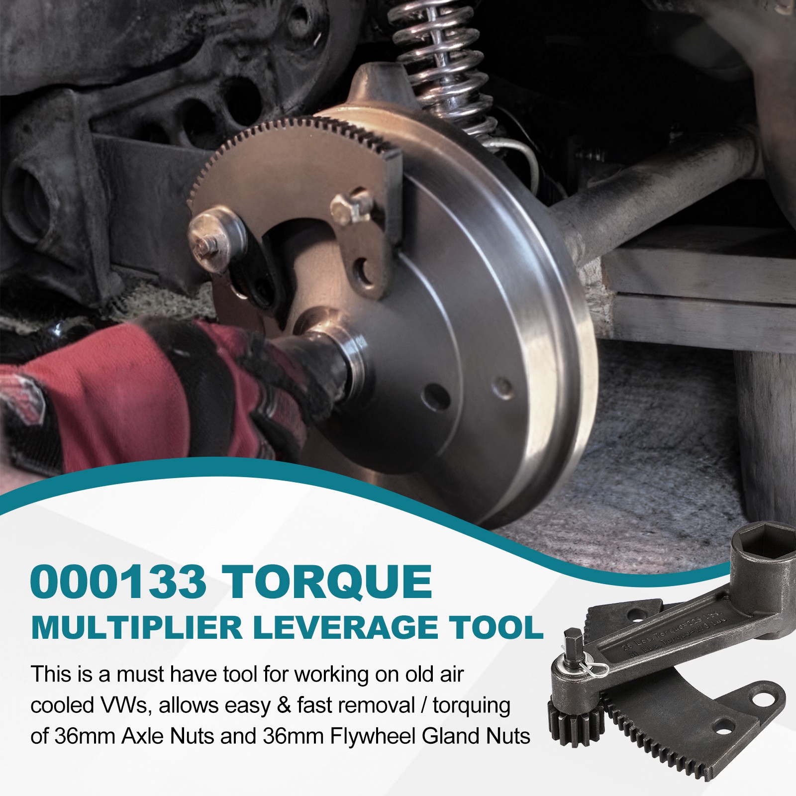 NEW Torque Leverage Tool for Classic Vw Bug/Volkswagen Beetle, 000133 Torque