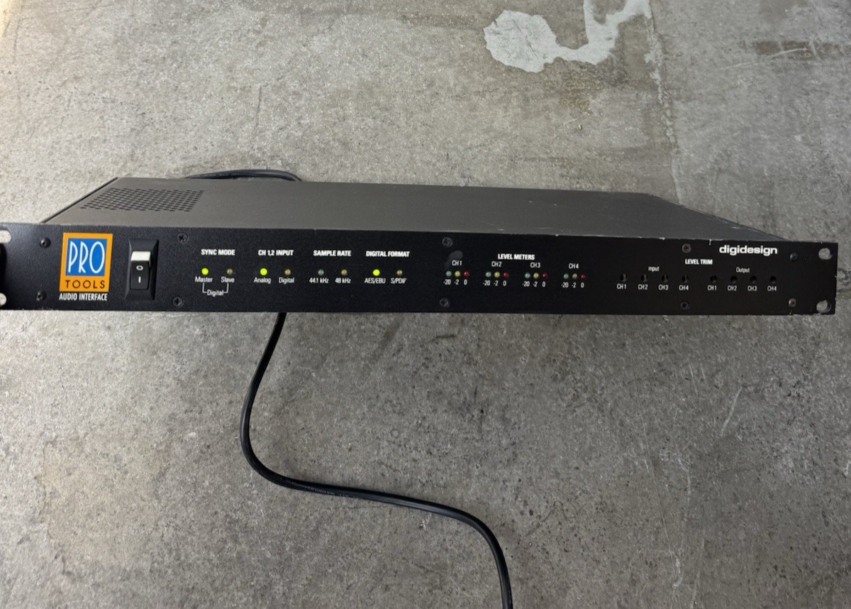 DigiDesign Quad Audio Interface Pro Audio Tool 16 Bit 4 Channel