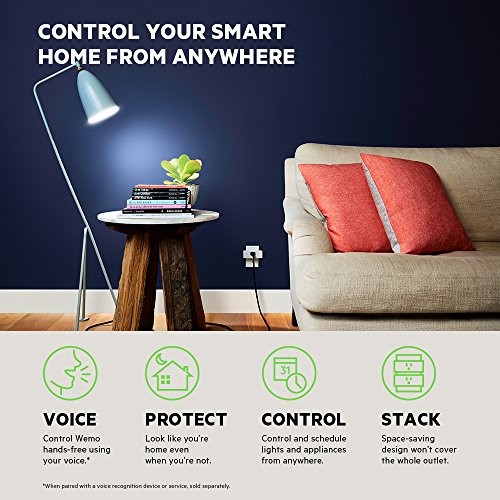 WHITE - BELKIN MINI SMART PLUG LNKF7C063