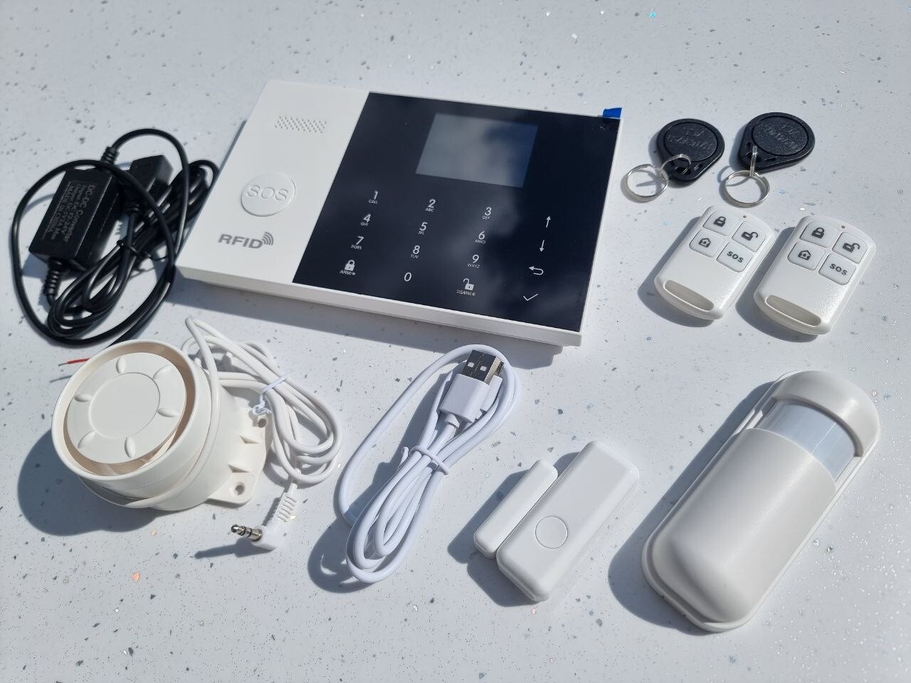 VAN-MINIBUS-CAR EASY-FIT Wireless Alarm Security System ALERT Mobile Call/SMS