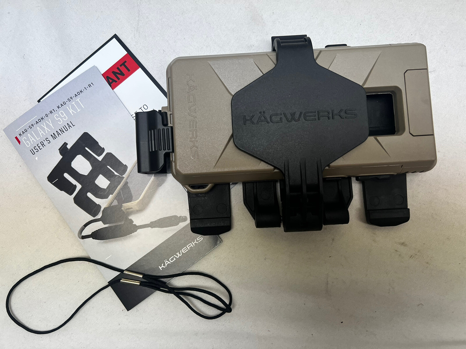 Kagwerks Samsung Galaxy S9 Phone Case & Molle Mount Kit ATAC NSW CAG