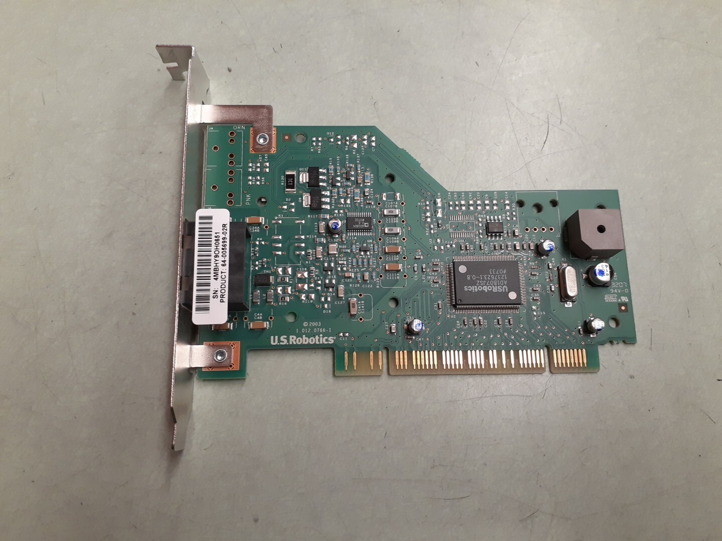 US ROBOTICS 2-Port Network Card High Profile 1.012.0766-I 64-005699-02R