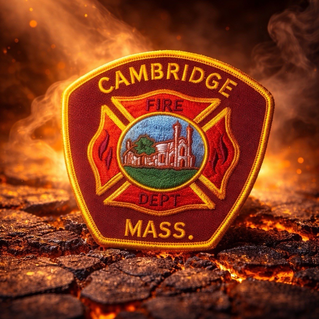 Cambridge Fire Dept Patch Massachusetts Firefighting & Rescue Collectible