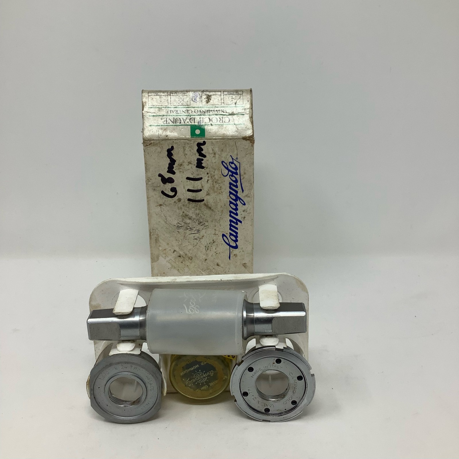Campagnolo Bottom Bracket Croce D'Aune Movimento Centrale 68mm x 111mm - NOS