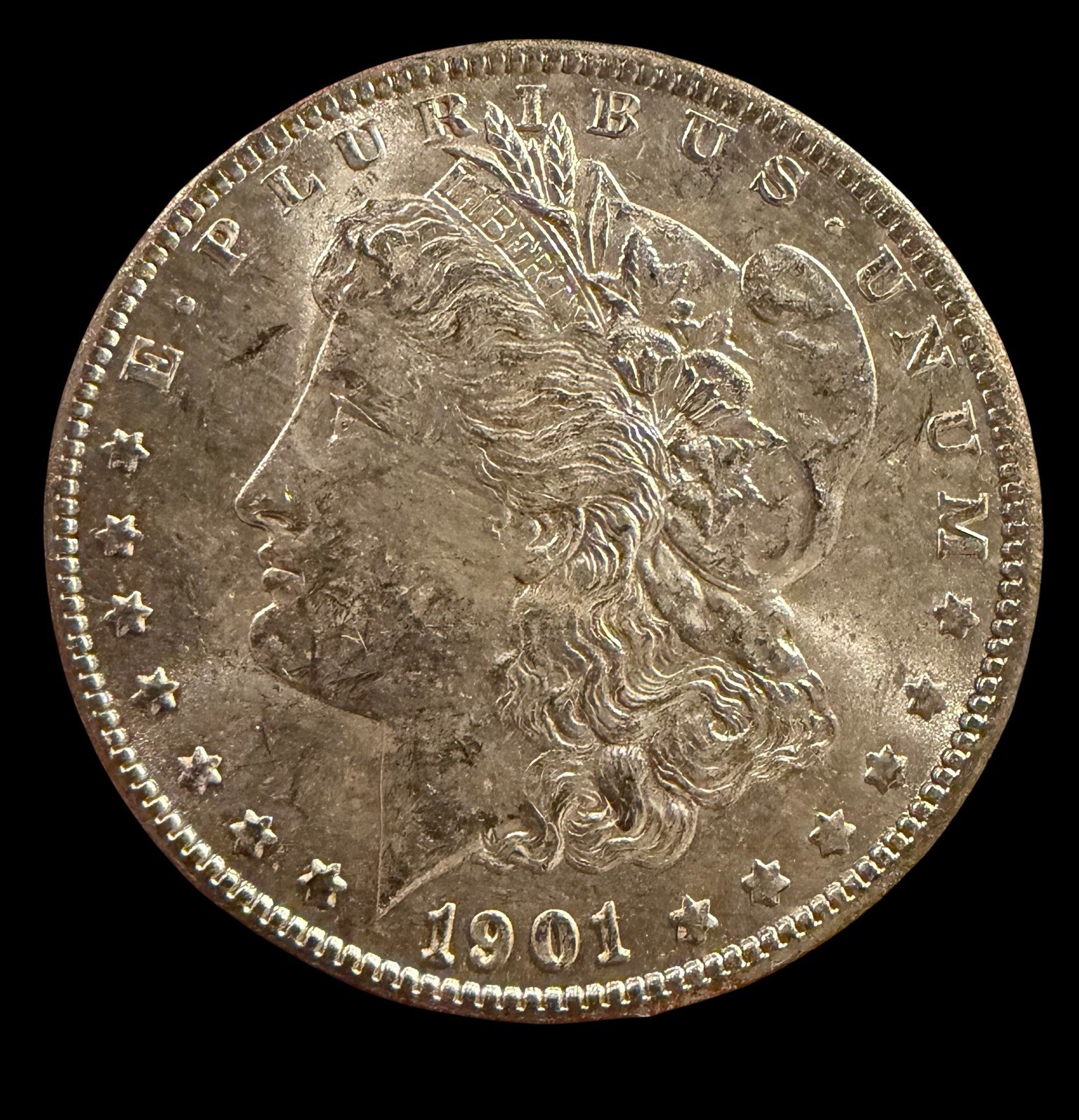 1901 P Morgan Silver Dollar , 7/28/26 Free Shipping