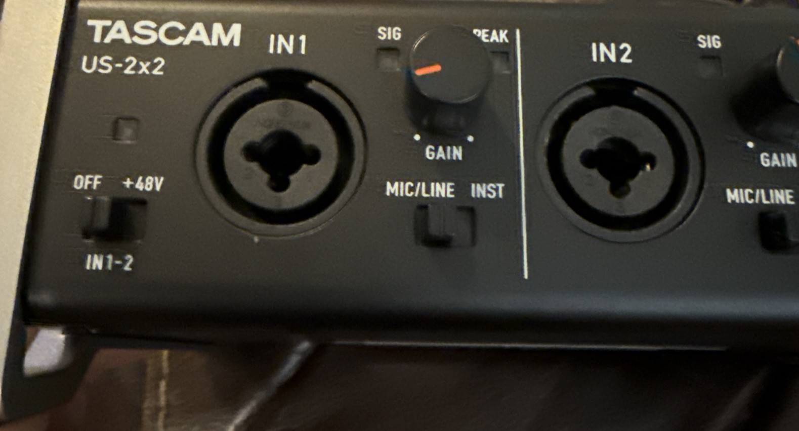 Tascam US-2x2HR USB Audio Interface