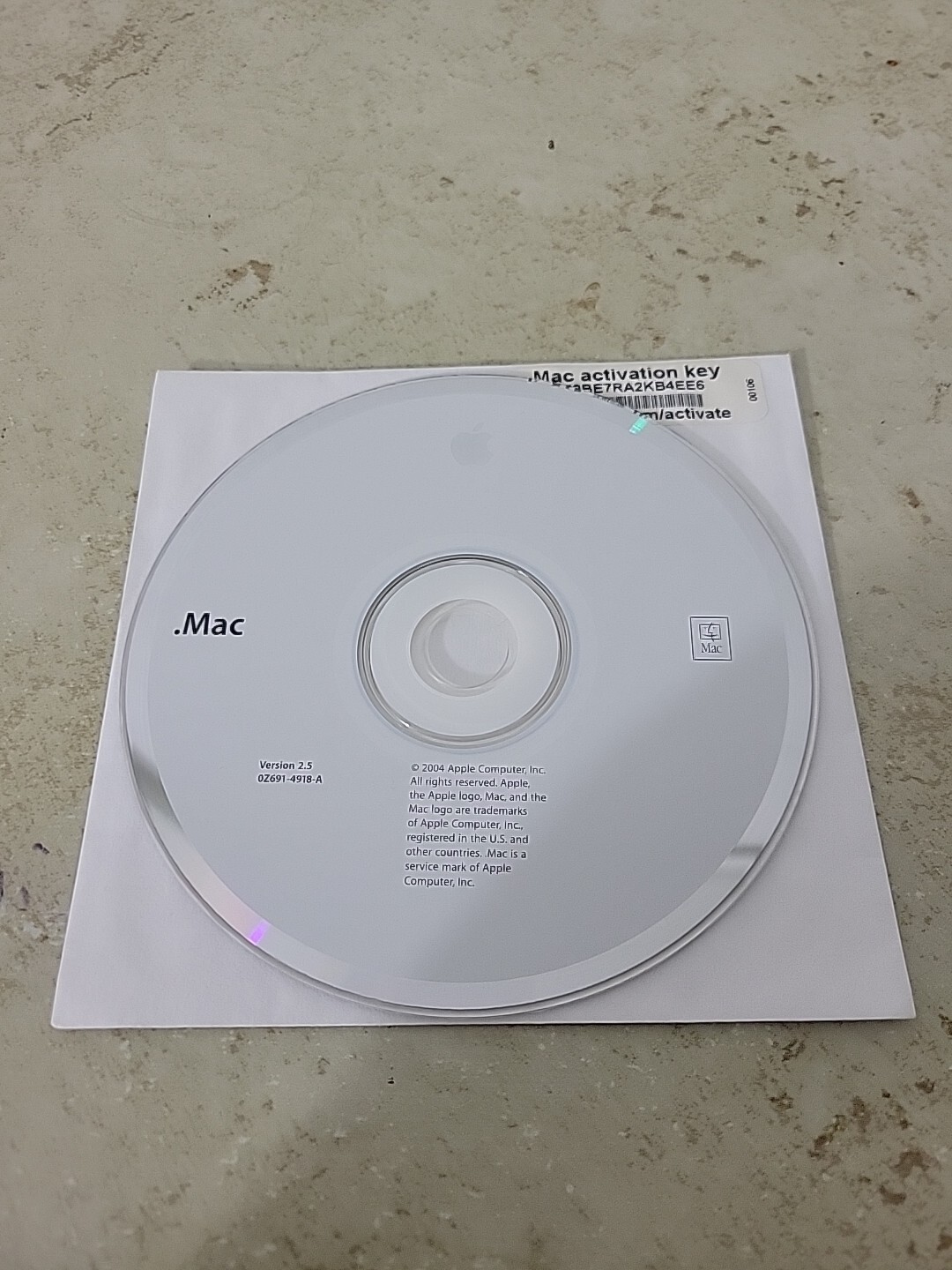 2004 Macintosh Mac .Mac Software Installation CD Version 2.5