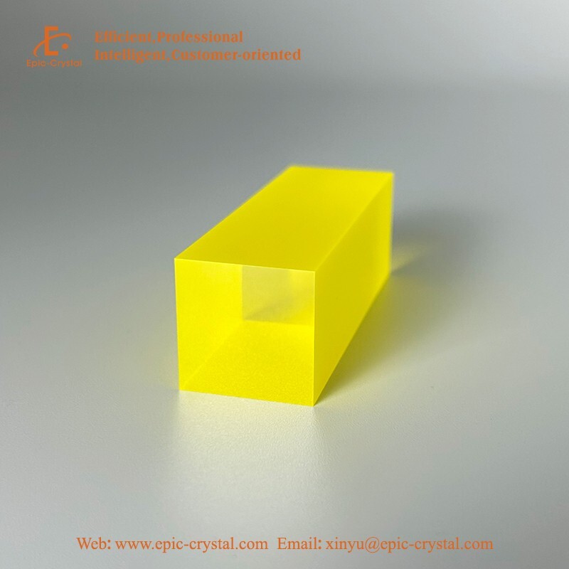 GAGG all side polished 3x3x30mm scintillator