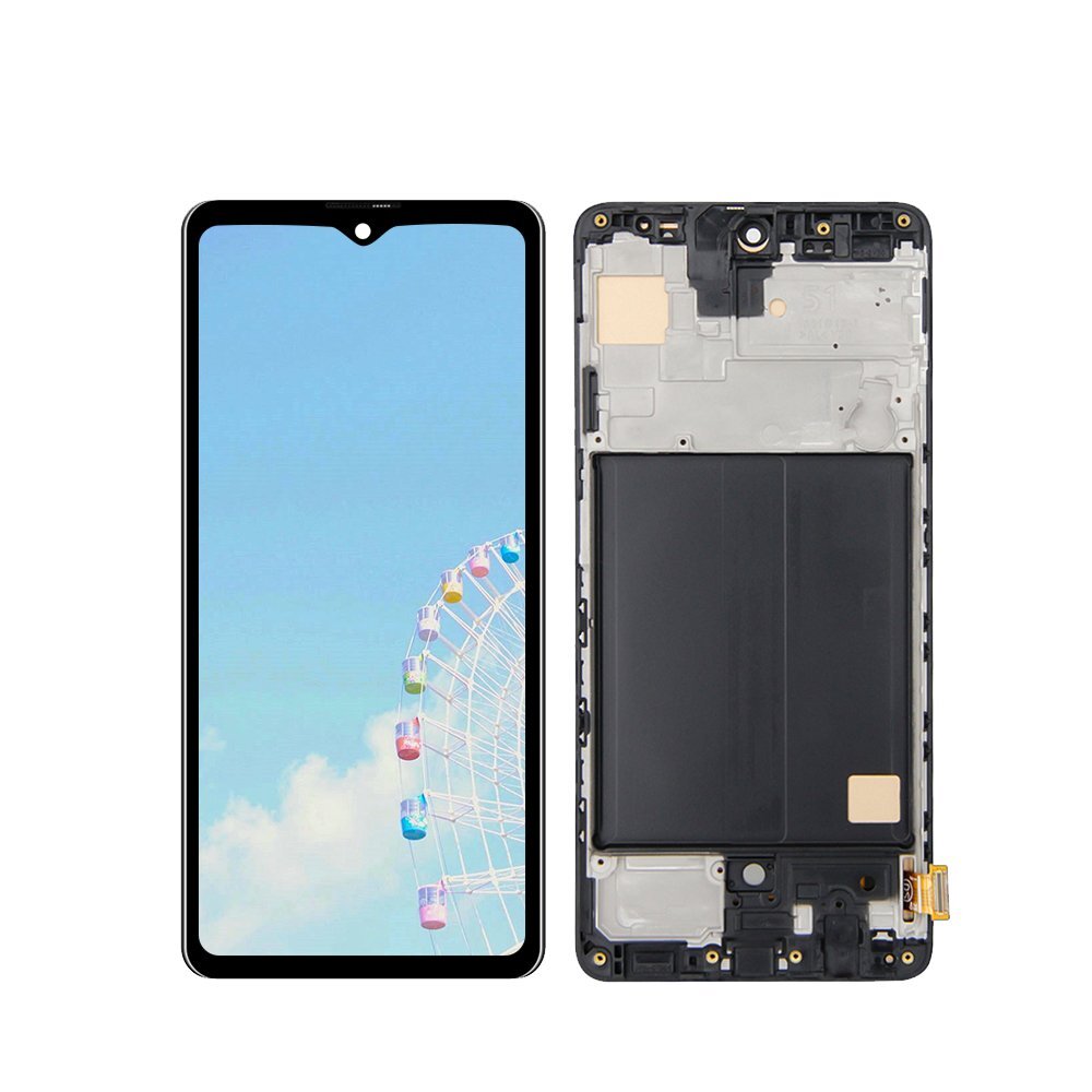 For Samsung Galaxy A51 2019 SM-A515F Frame Display Touch Screen LCD Digitizer