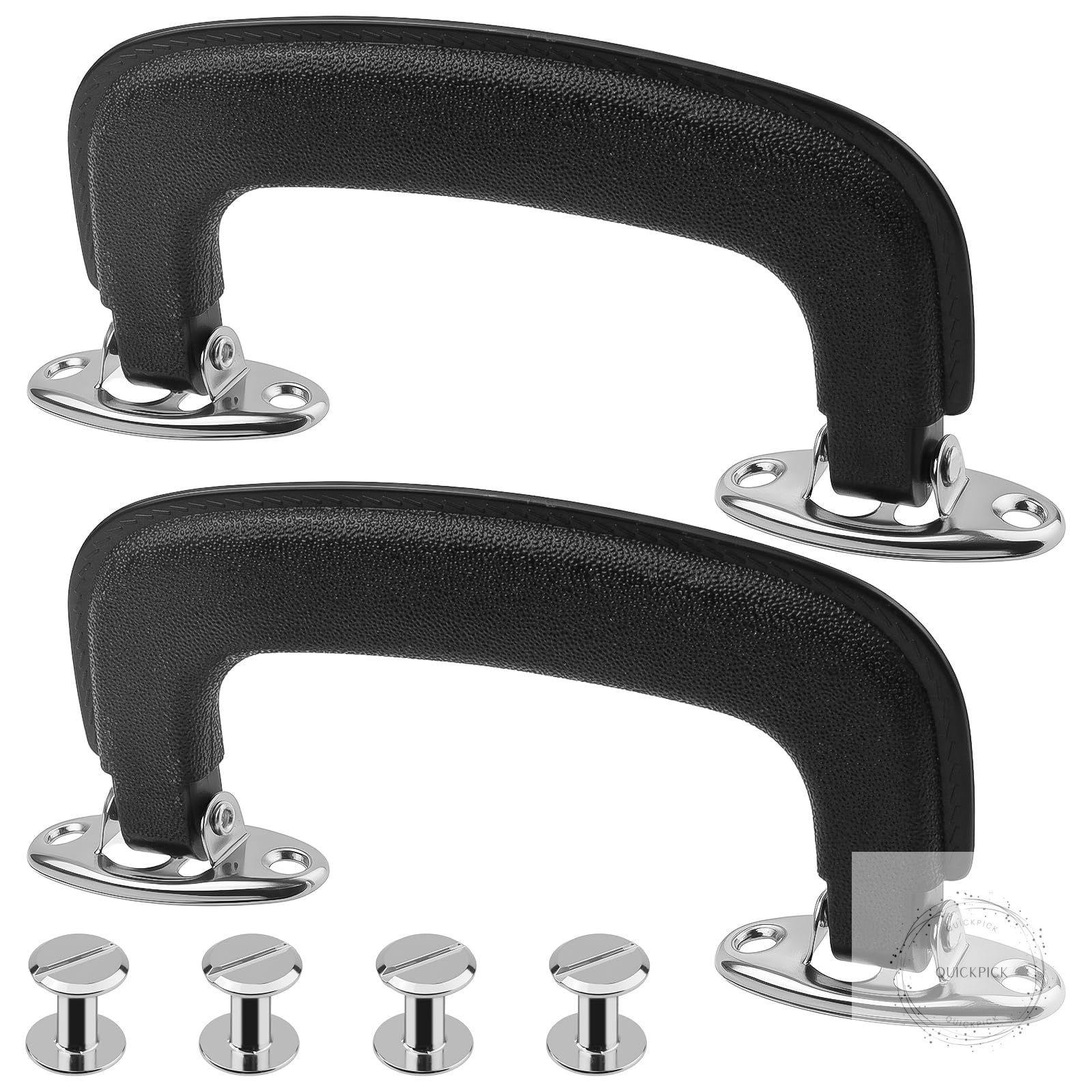 2 Set Guitar Case Handle Luggage Handles Replacement - Carry Luggage Handle