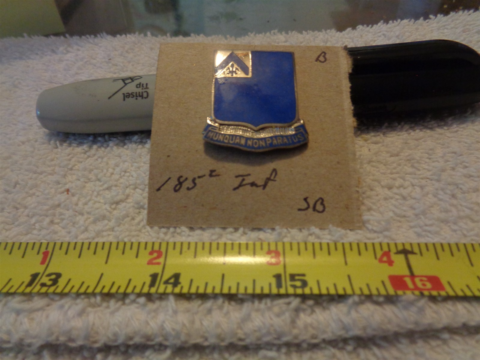 185th Infantry Spider Back Unit Crest, DI, DUI (DRAW#R4)