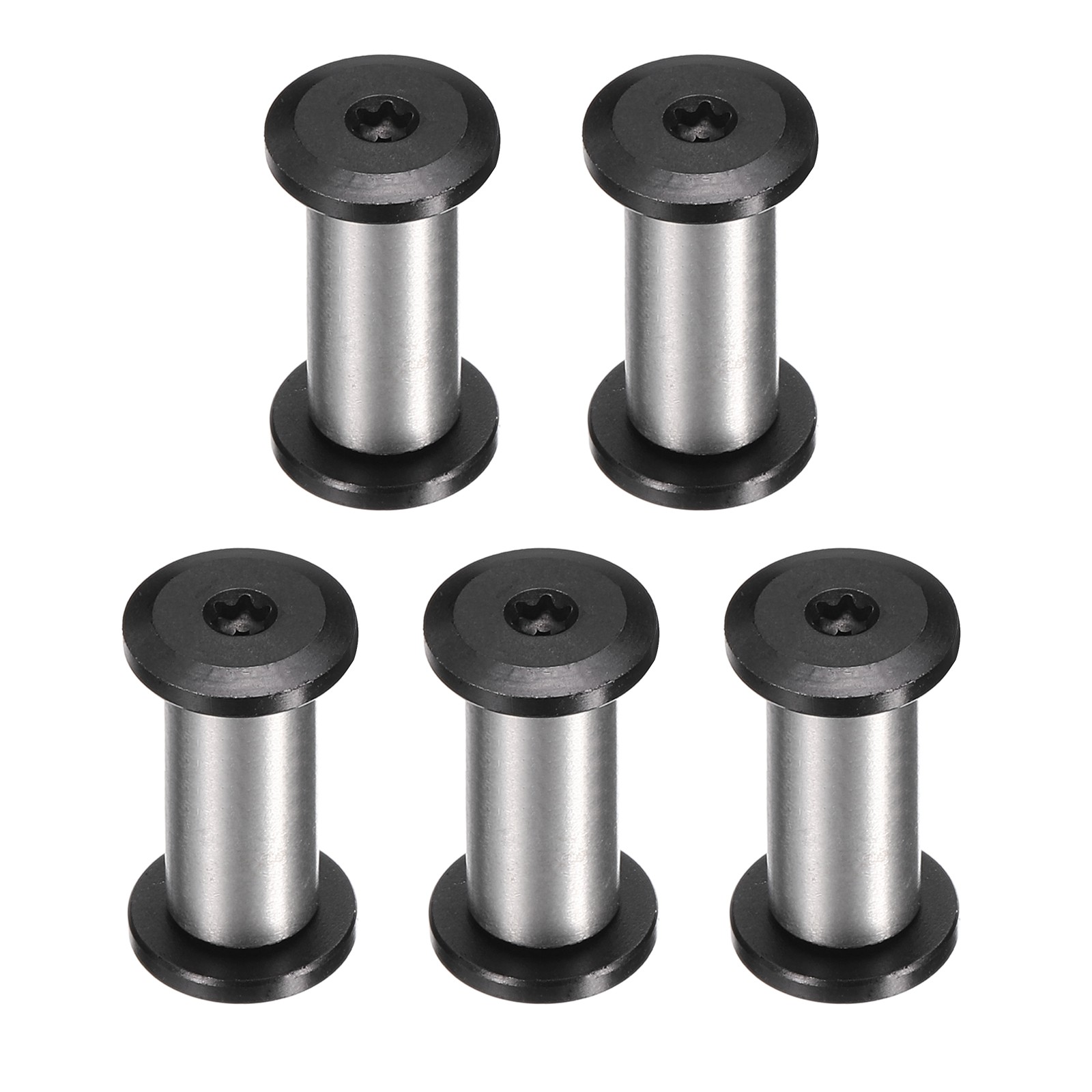 5pcs Knife Handle Screws 6x17mm Torx Sink Head Metal Pocket Knife Pivot Pin