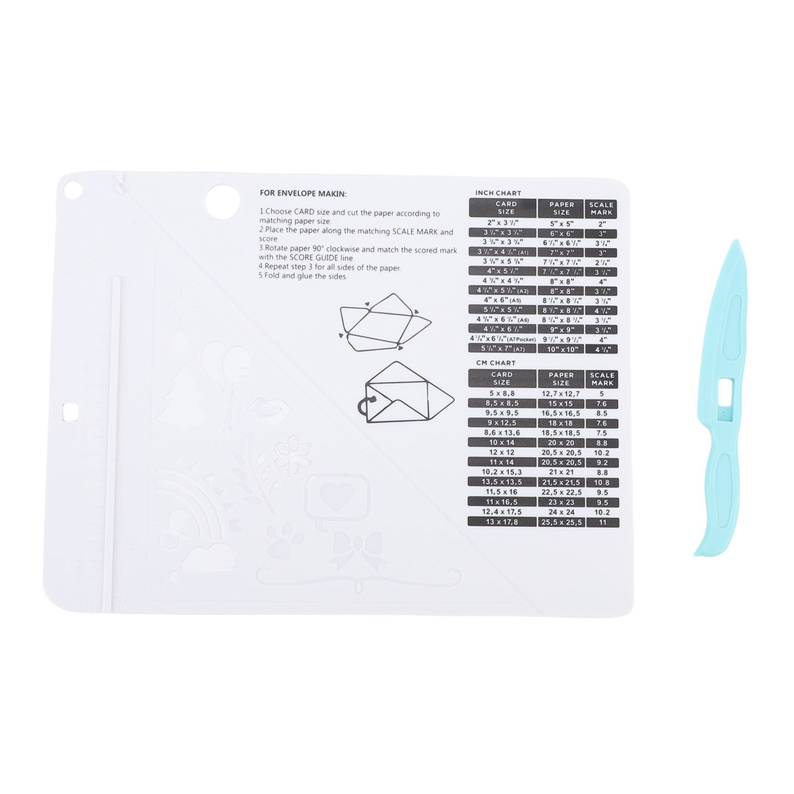 Scoring Board Multi Purpose Versatile Tool For Card Making