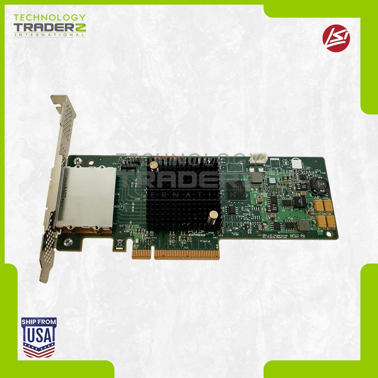 H3-25280-00A LSI SAS 9207-8e 8 Port 6G SAS PCI-E HBA SAS9207-8e W/ Long Bracket
