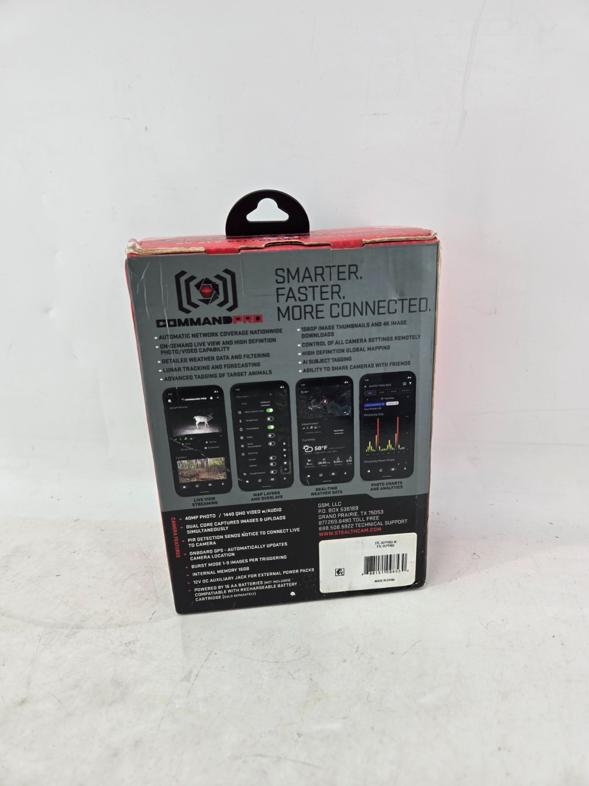 Stealth Cam Deceptor MAX 2.0 STC-DCPTRX2-W No Glo Cell Trail Cam