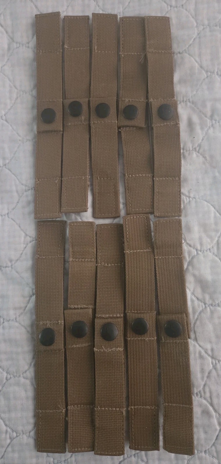 The USMC Eagle Industries Assault Pack SPC Straps Pack of 10 in Coyote