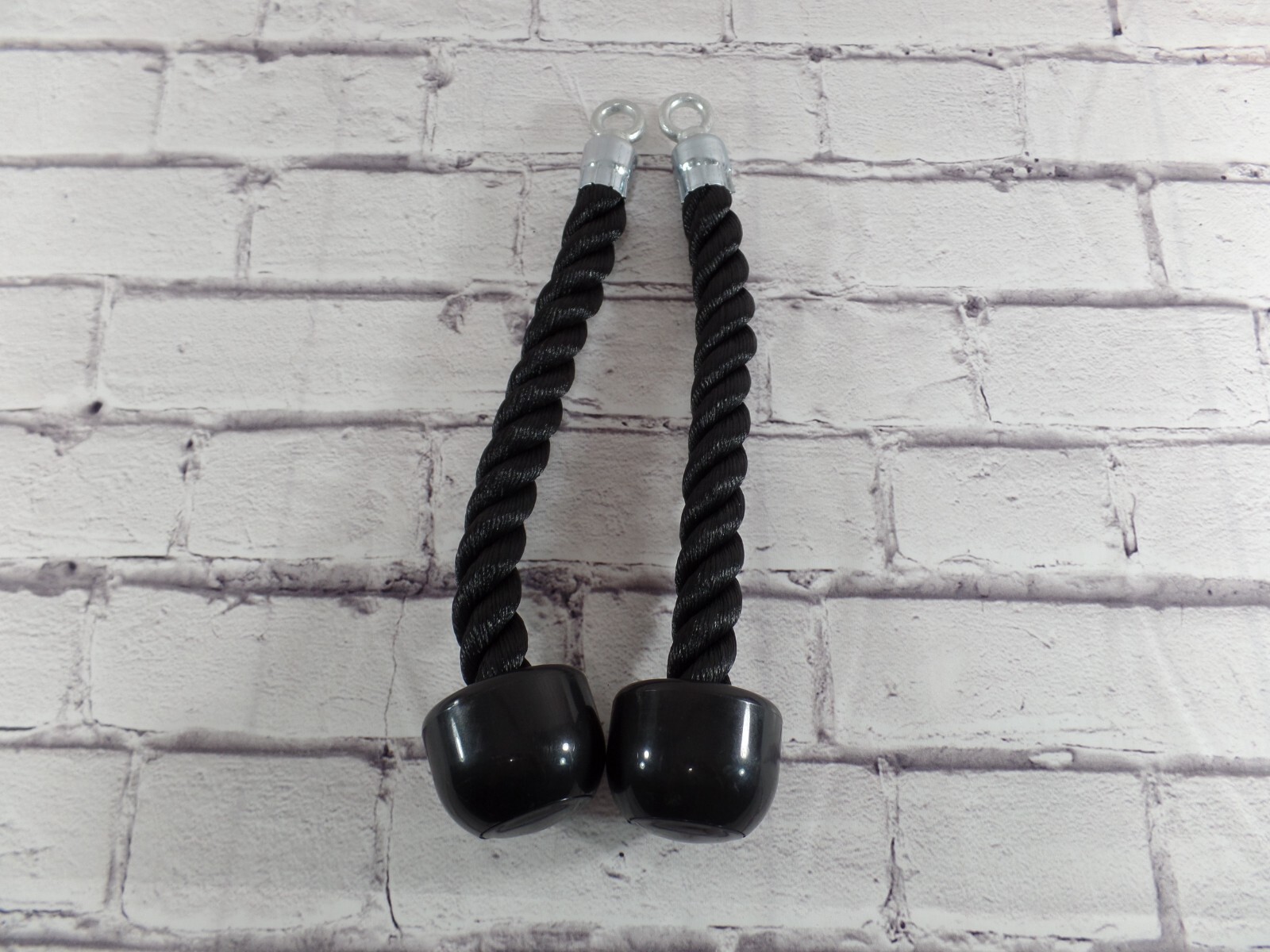 Pair Pull Down Rope Single Grip Tricep Training Gym Supplies Cable Pulley