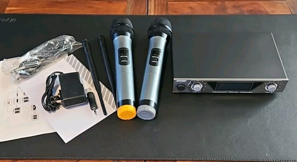 KTV Professional Wireless Microphone System-New In Open Box