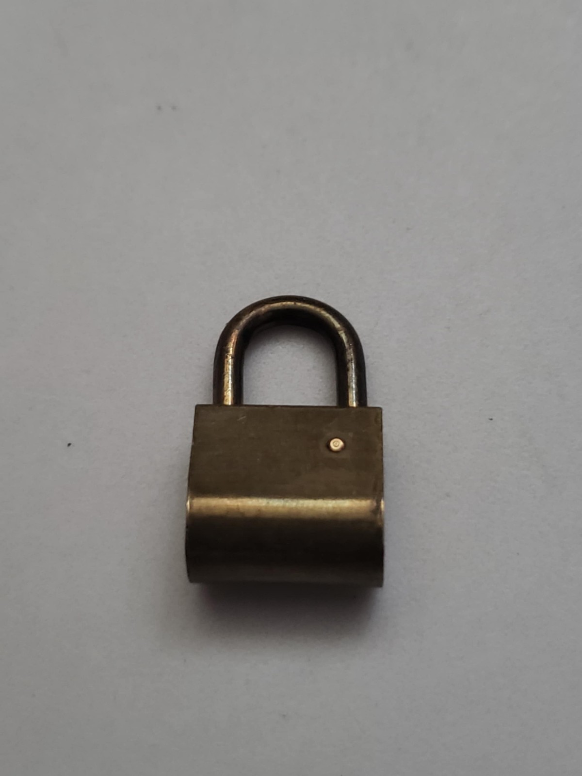 Vintage GUCCI Brass Padlock with Keys & Pouch