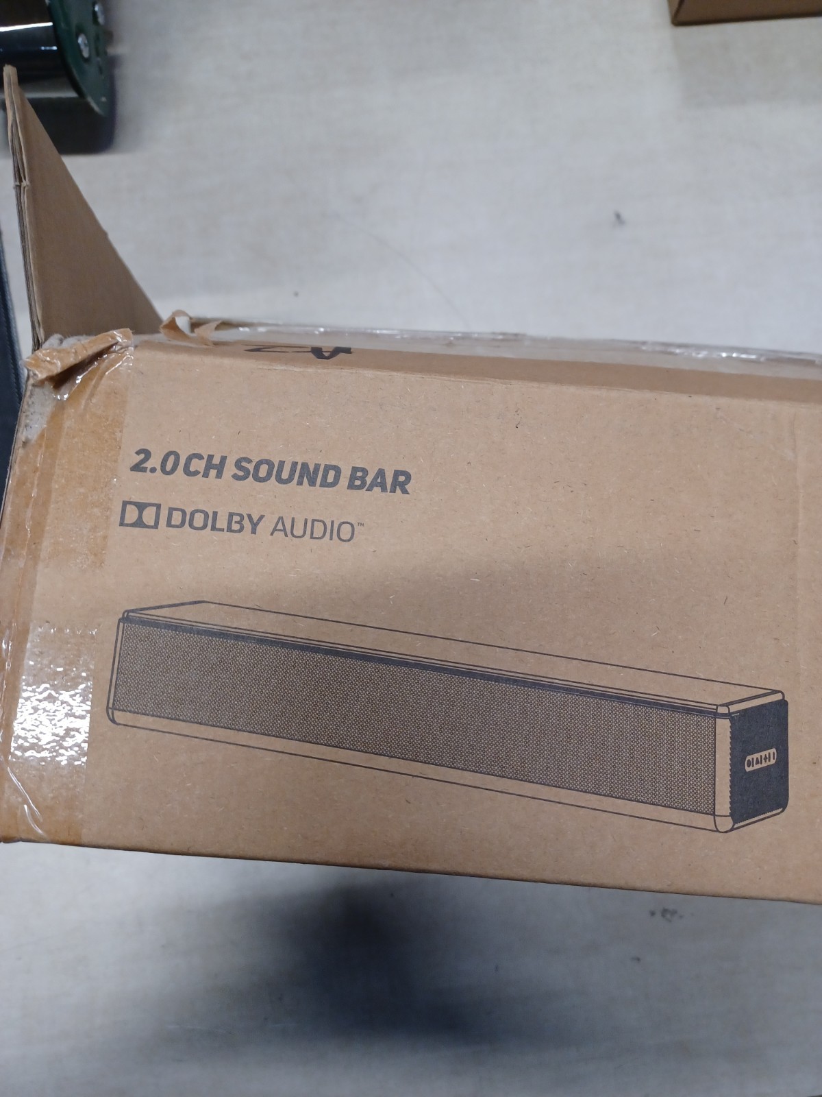 GEOYEAO Sound Bar Bluetooth Soundbar Dolby Digital Surround Black HD-059SAT2-P