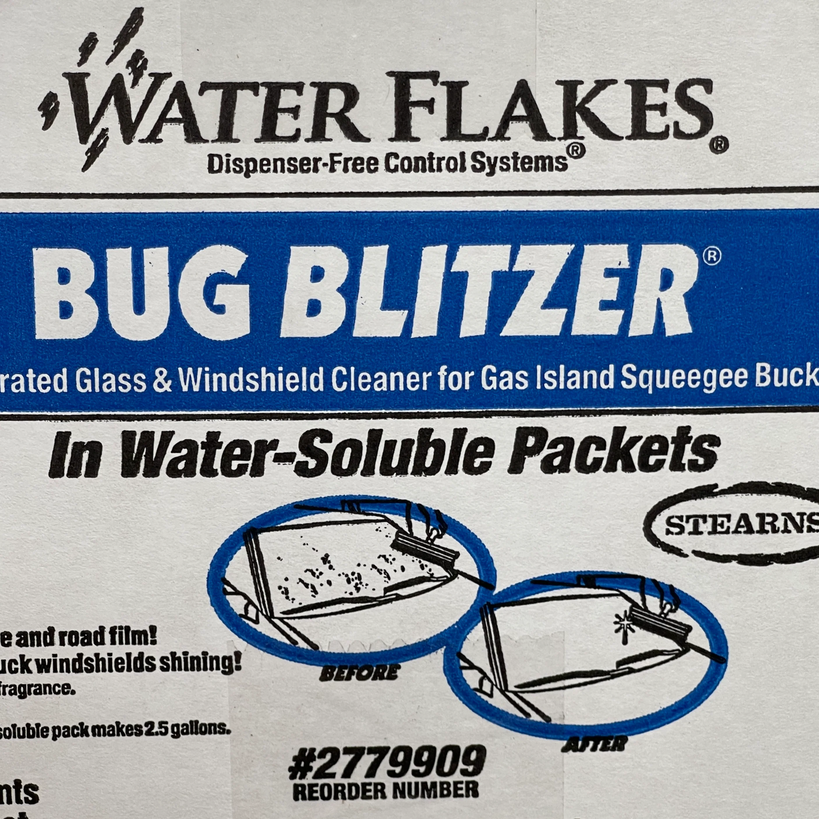 WATER FLAKES Stearns Bug Blitzer in Premeasured Packets 90 x 0.5 oz. Packets (Ne