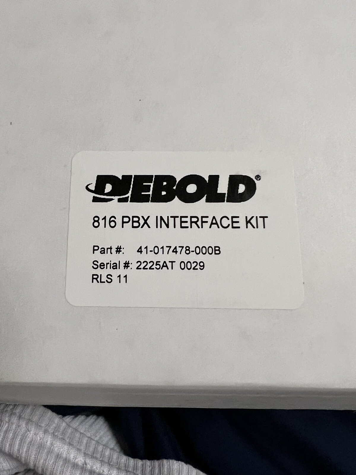 Diebold 816 PBX Interface Kit