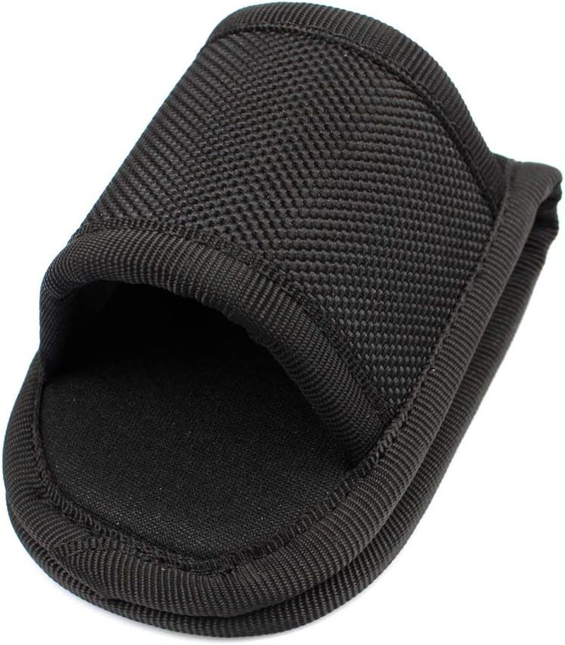 Open Top Compact Light Pouch for Duty Belt, D Cell Compact Flashlight Holder