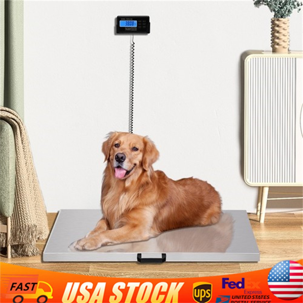440 lbs Large Digital Electronic Scale Veterinary Pet Animal Weight Livestock