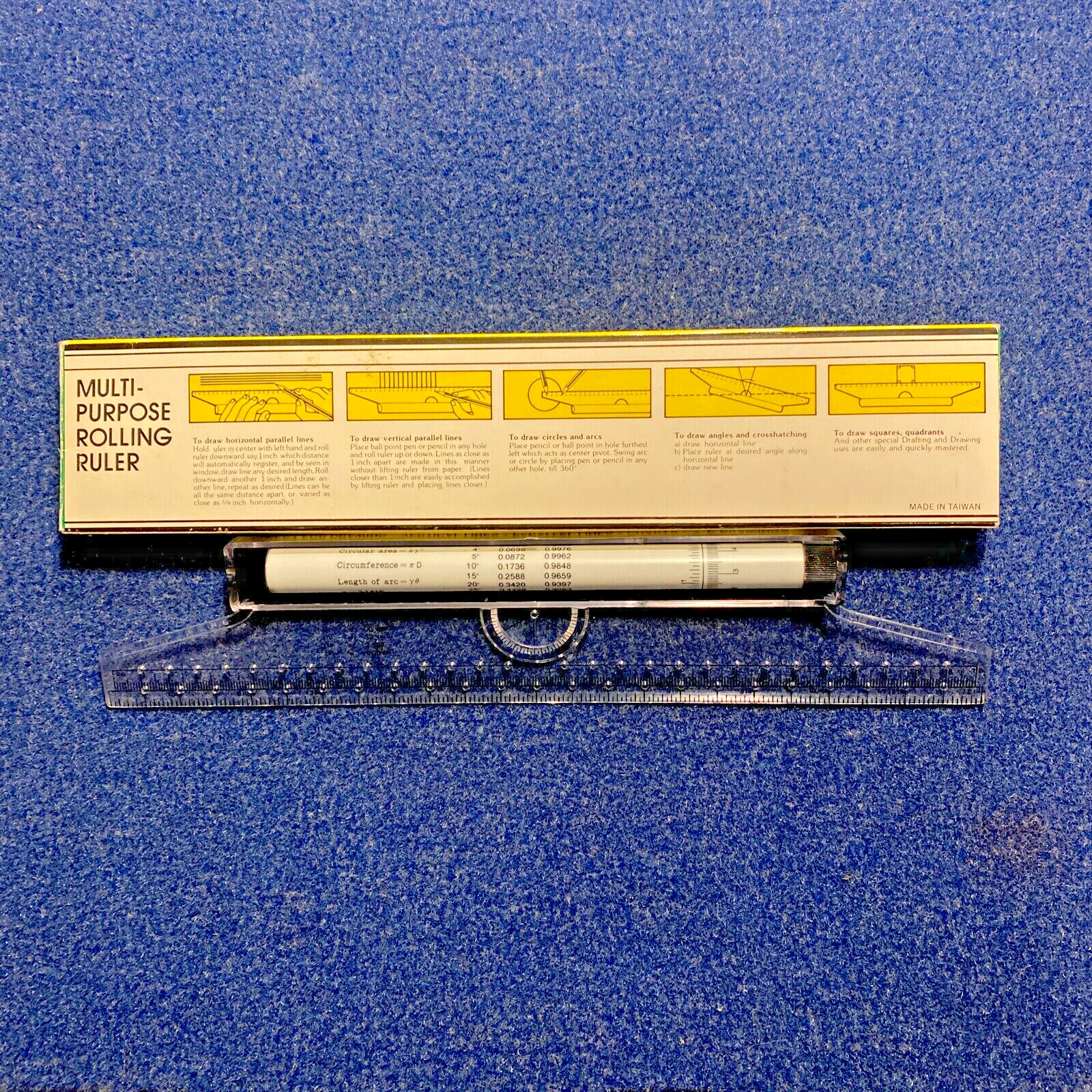 Multi-Purpose Clear Rolling Ruler