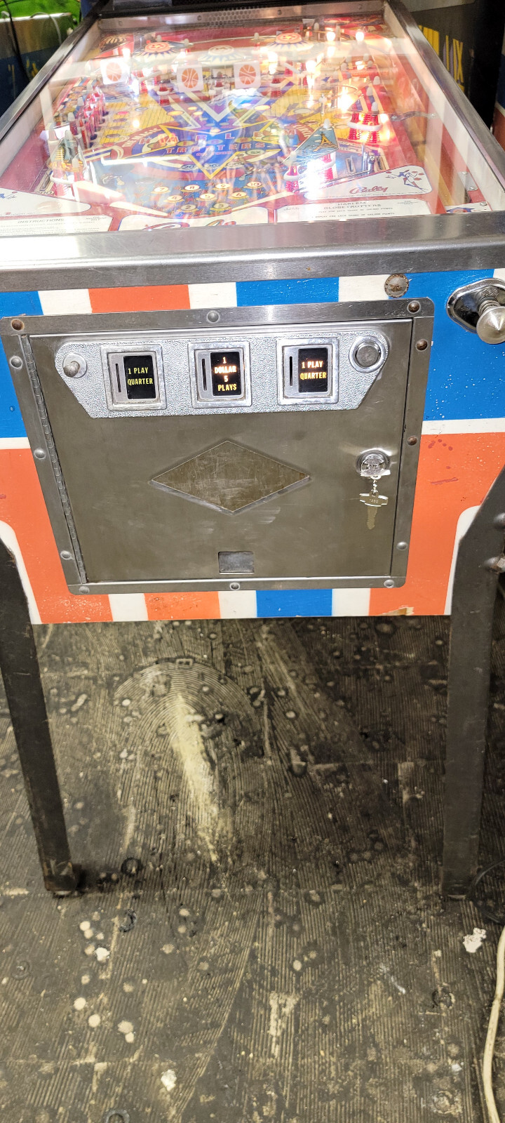 1979 Harlem Globetrotters Pinball Machine