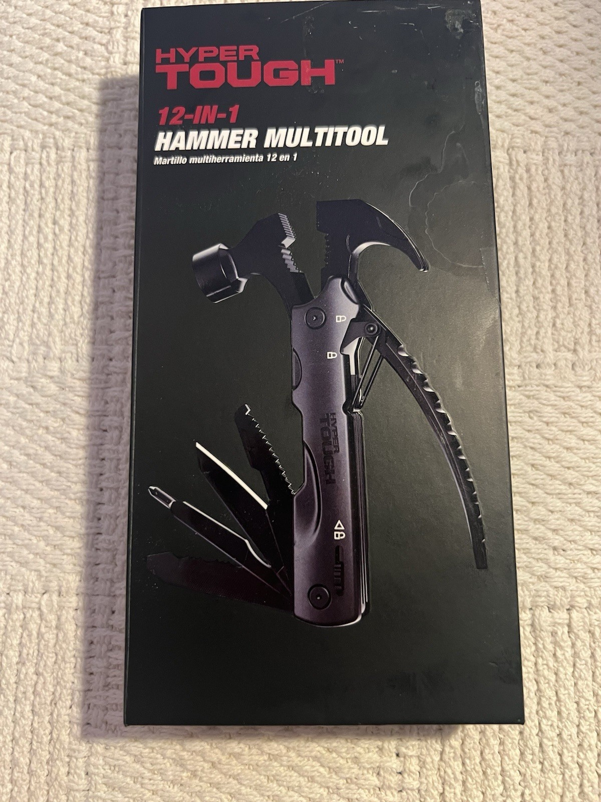 Hyper Tough 12-in-1 Hammer Multitool Black Model 42865 – New Open Box