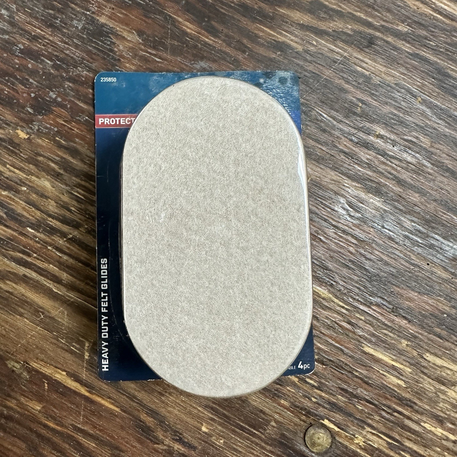 Truguard 235850 (4 Pk) Heavy Duty Felt Furniture Glides New