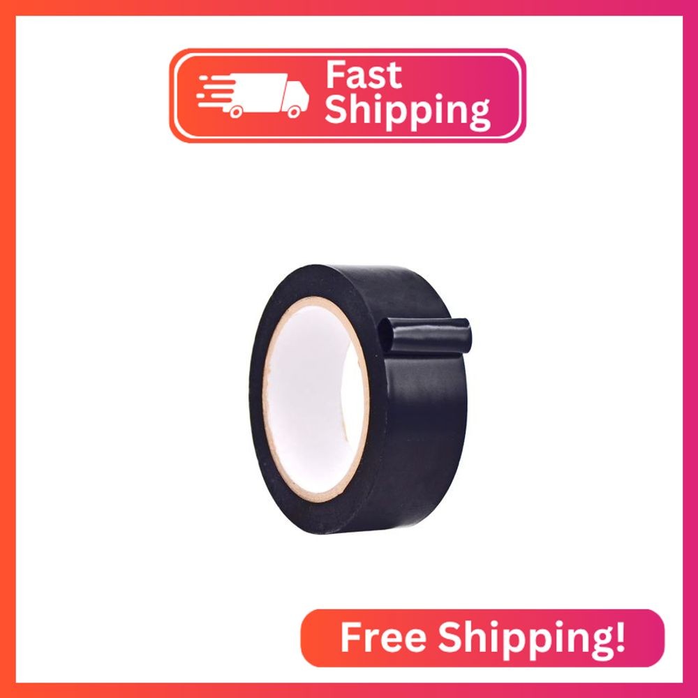 WOD VTC365 Black Vinyl Pinstriping Tape, 1.5 inch x 36 yds. for School Gym Marki