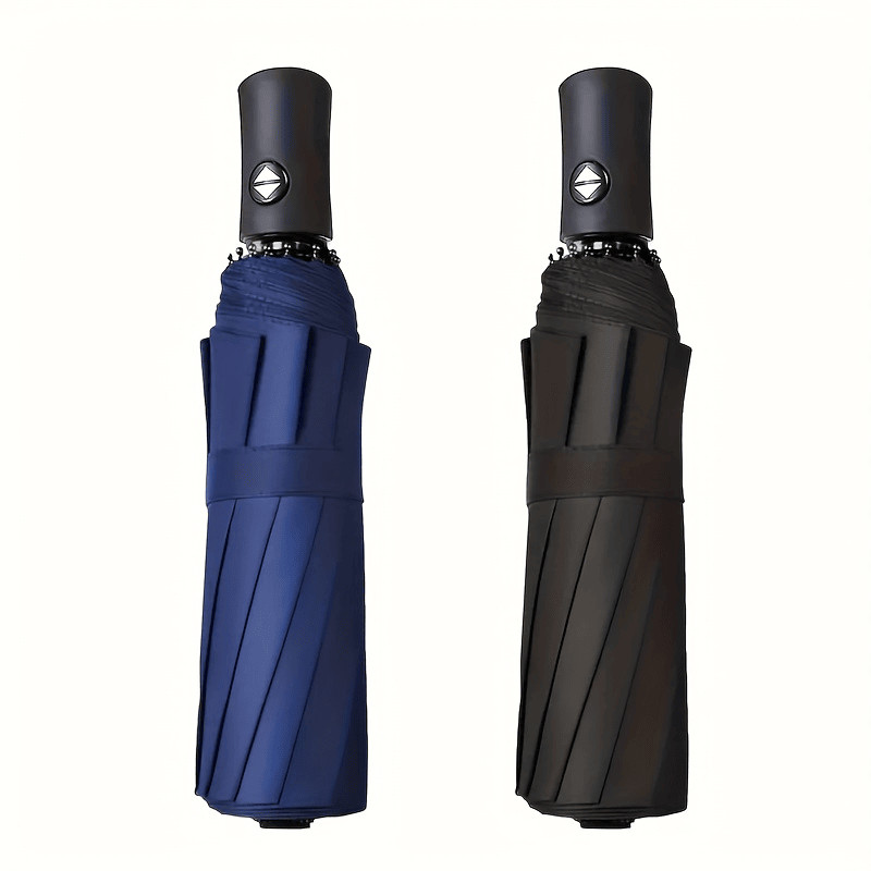 Folding Umbrella Automatic Windproof Compact Travel Sun Rain Women Men