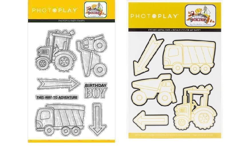 Little Builder Stamps and Dies Set Card Making